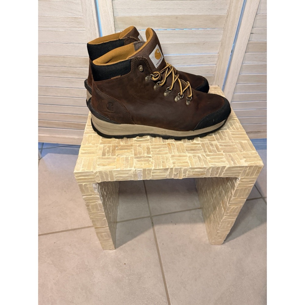 Carhartt FH5050-M Brown Lace-Up Work Boots Men's 14 Wide EH SR